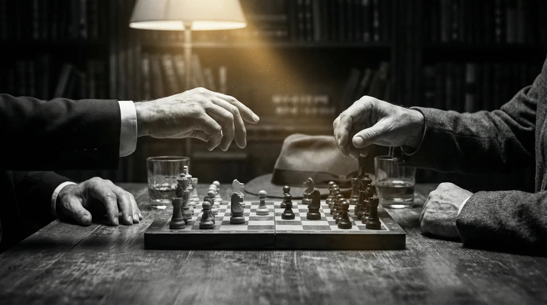 猛鬼街4 艺术探索系列 - 非线性叙事，棋盘上的对弈象征命运的交错